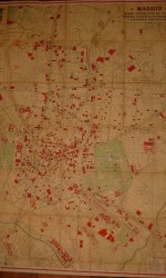 Mapa Madrid 1940