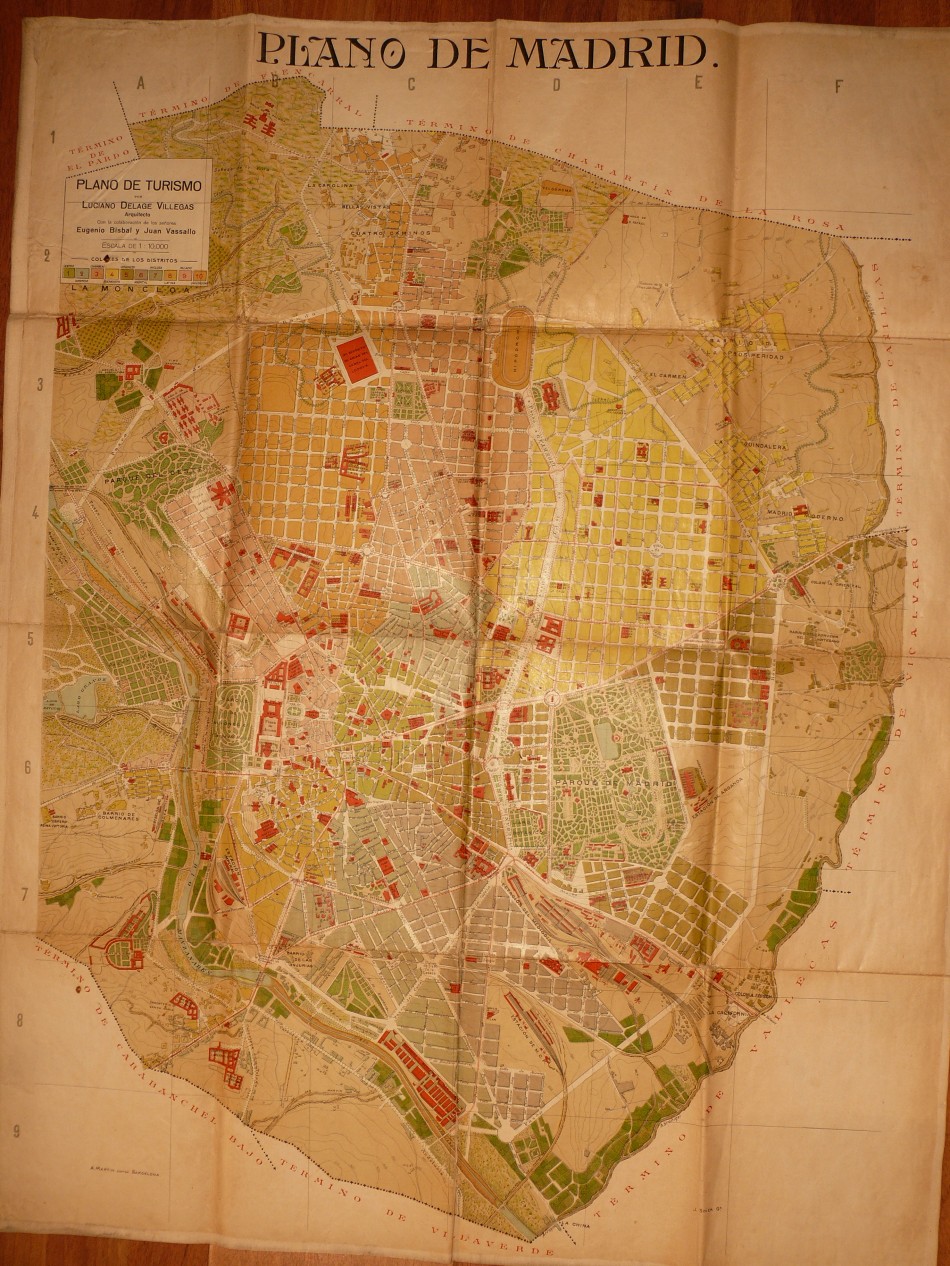 Plano madrid 1910