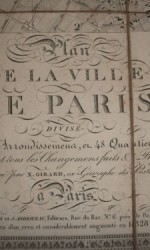 ANTIGUO MAPA PARIS 1828 X.GIRARDS -  620 €  (1)