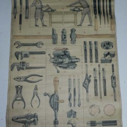 CARTEL ESCUELA - HERRAMIENTAS - 1920 - 200 €