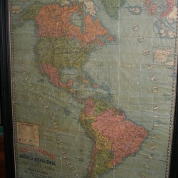 MAPA AMERICA 1898- 180X140 CM - 2.250 € enmarcado